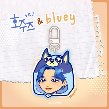 Stray Kids ’호주즈 & Bluey’ Keychains