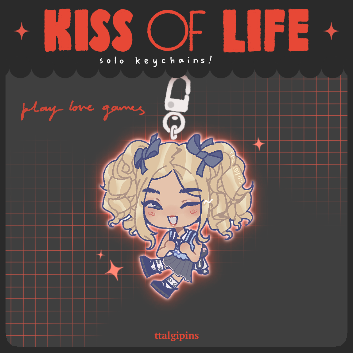 Kiss of Life: Solos! Keychains