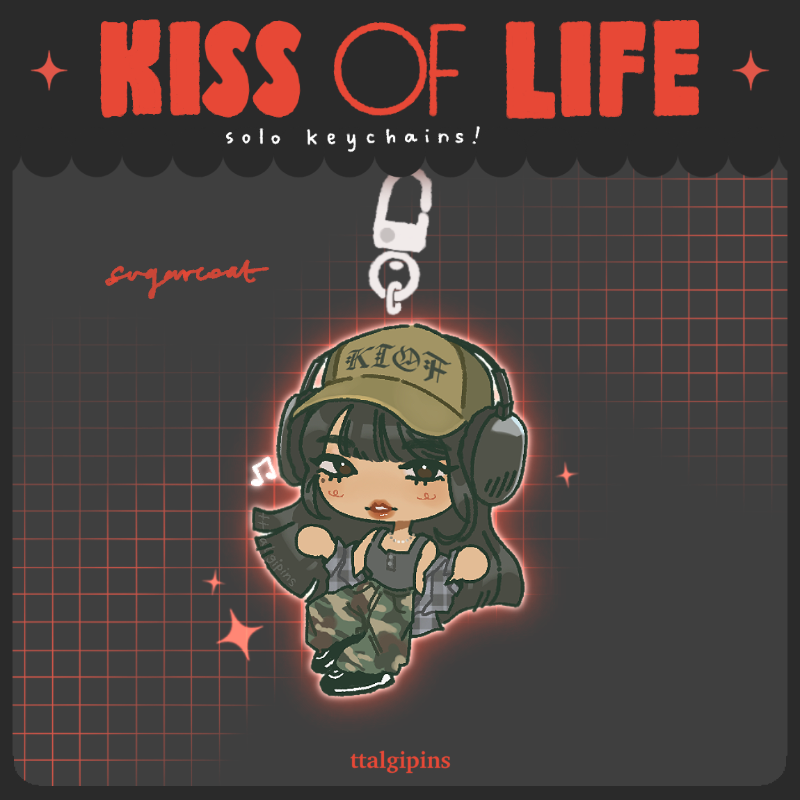 Kiss of Life: Solos! Keychains