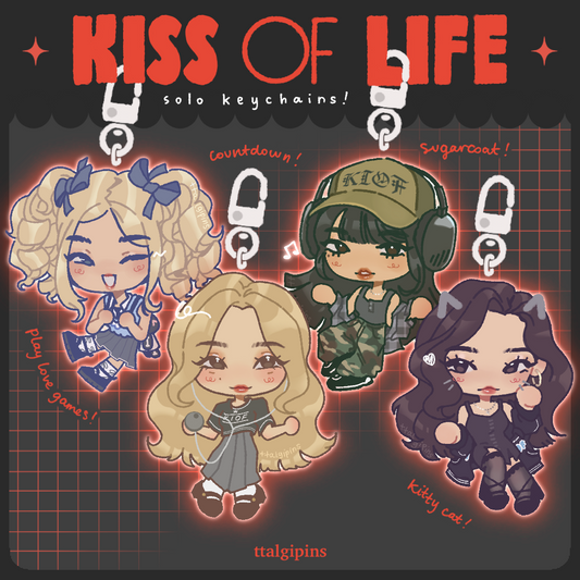 [PREORDER] Kiss of Life: Solos! Keychains