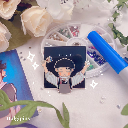 BTS ‘Blue Yoongi’ Enamel Pin