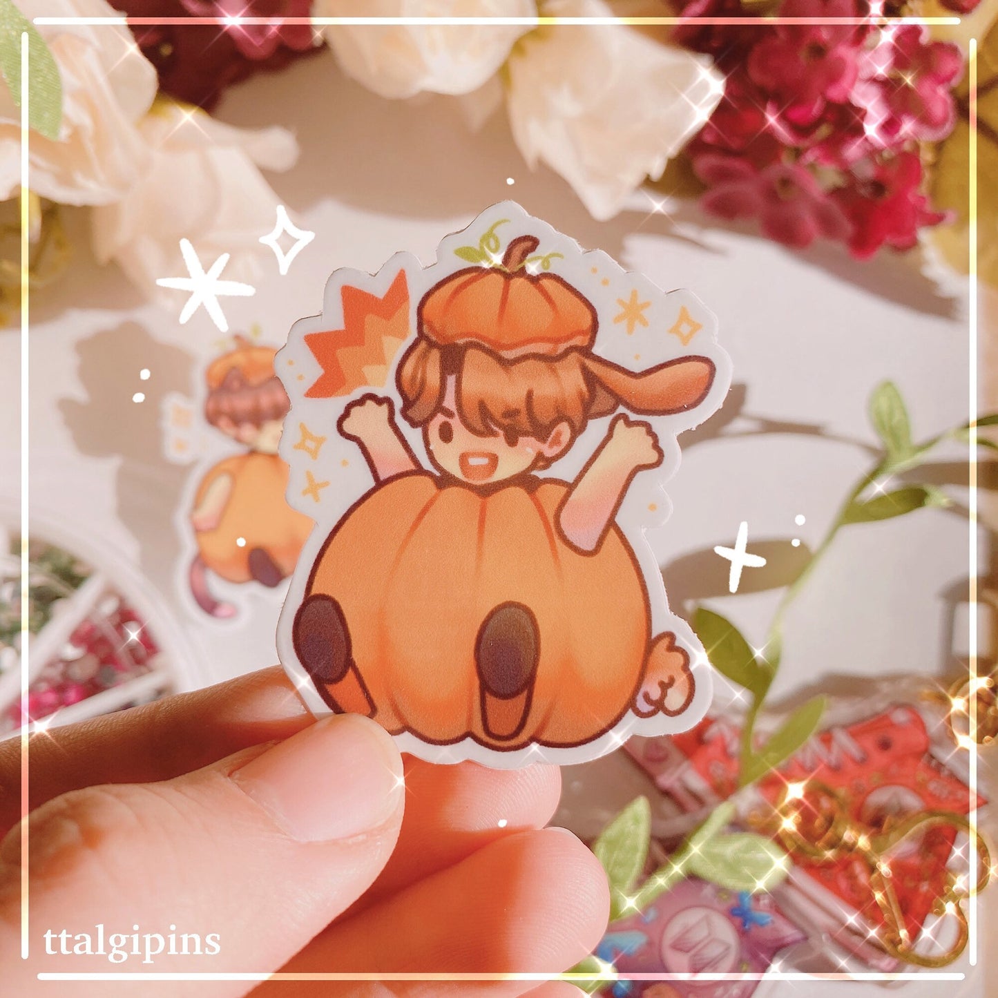 BTS ‘Pumpkin Yoonkook’ Stickers